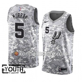 San Antonio Spurs Dejounte Murray 5 2018-19 Nike Harmaa Lasten Pelipaidat Swingman